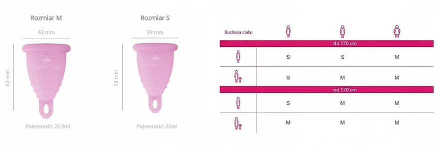Menstruationstasse mit Beutel Größe S-M rosa 2 St. - Perfect Cup — Bild N3