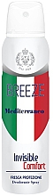 Düfte, Parfümerie und Kosmetik Deospray - Breeze Mediterranean Invisible Comfort Deodorant Spray