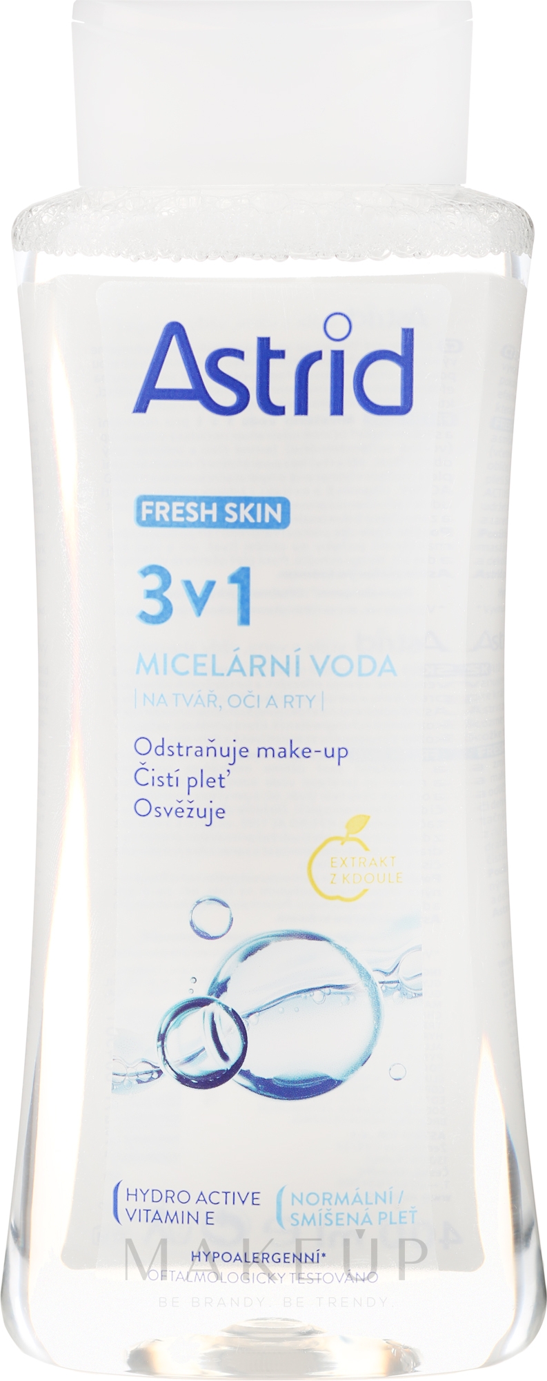 3in1 Mizellen-Reinigungswasser für normale und Mischhaut - Astrid Fresh Skin 3in1 Micellar Water — Bild 400 ml