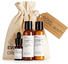 Düfte, Parfümerie und Kosmetik Set - Evolve Organic Beauty (cond/hair/50ml + sh/50ml + elixir/hair/10ml)