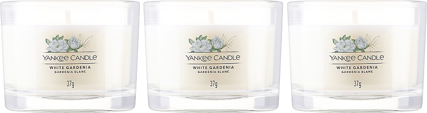 Duftkerzen-Set Weiße Gardenie - Yankee Candle White Gardenia  — Bild N2