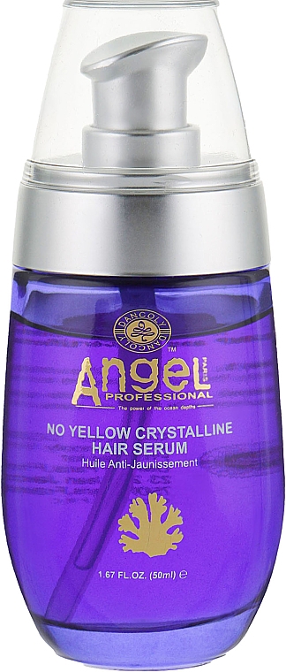 Haarserum mit Macadamia und Arganöl - Angel Professional Paris No Yellow Crystalline Hair Serum — Bild N1