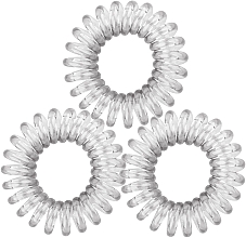 Spiral-Haargummi Anti Ziep transparent 3 St. - Titania — Bild N2
