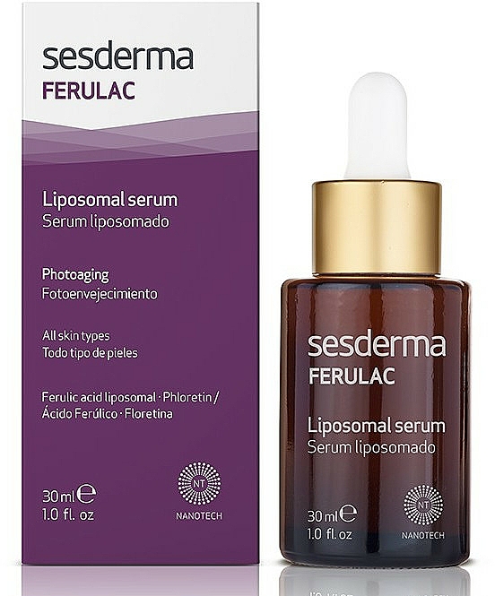 Liposomales Gesichtsserum mit Ferulasäure - SesDerma Laboratories Ferulac Serum — Bild N1