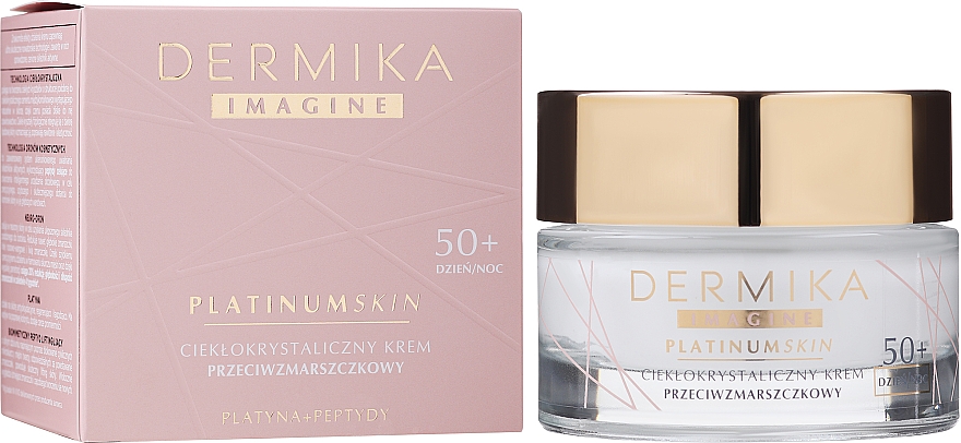 Anti-Falten-Creme mit Flüssigkristallen - Dermika Imagine Platinum Skin 50+ Face Cream — Bild N2