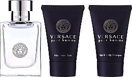 Versace Versace Pour Homme - Duftset (Eau de Toilette 5ml + Duschgel 25ml + After Shave Balsam 25ml) — Bild N2