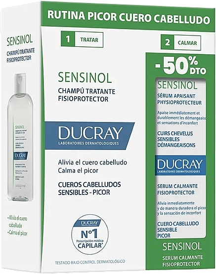 Set - Ducray Sensinol (shm/200ml + serum/30ml) — Bild N1