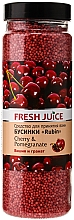 Düfte, Parfümerie und Kosmetik Badeperlen Kirsche & Granatapfel - Fresh Juice Bath Bijou Rubin Cherry and Pomergranate