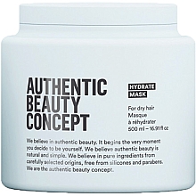 Düfte, Parfümerie und Kosmetik Feuchtigkeitsspendende Maske für trockenes Haar mit Mango- und Basilikumextrakt - Authentic Beauty Concept Hydrate Mask
