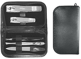 Düfte, Parfümerie und Kosmetik Maniküre-Set 5-tlg. 00316 schwarz - Erlinda Solingen Top Grain Manicure Set 