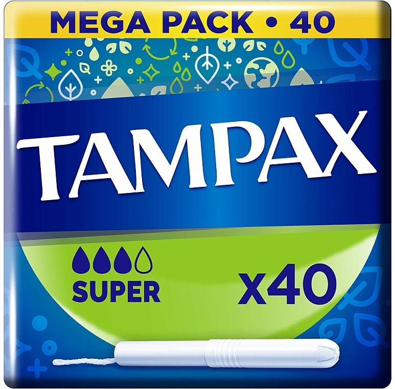 Tampons mit Applikator 40 St. - Tampax Super — Bild N1