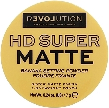 Mattierendes Fixierpuder - Relove By Revolution HD Super Matte Banana Powder — Bild N2