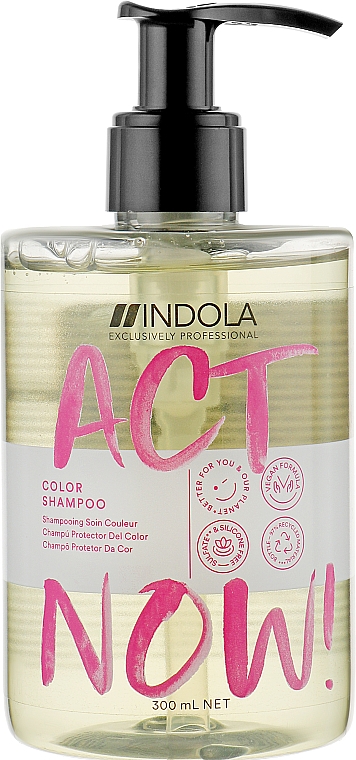 Shampoo für gefärbtes Haar - Indola Act Now! Color Shampoo — Bild N3