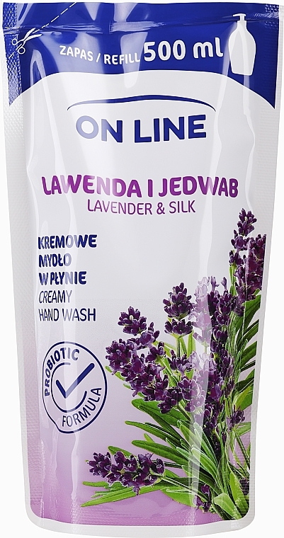 Flüssigseife "Lavendel und Seide" - On Line Lavender & Silk Liquid Soap (Nachfüller)
