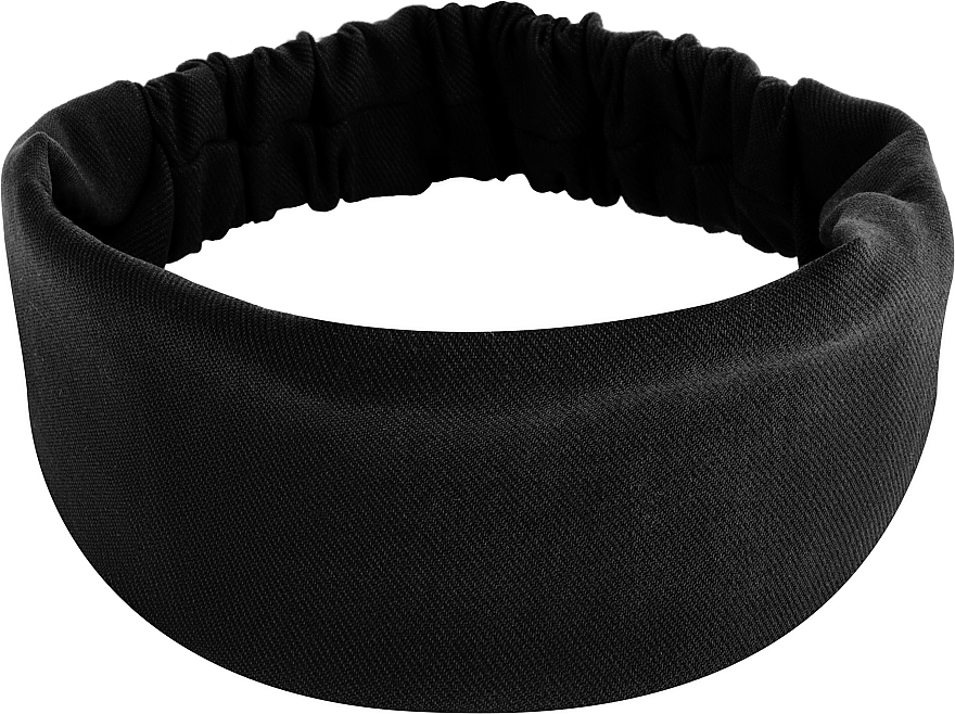 Haarband gerade Denim Classic schwarz - MAKEUP Hair Accessories — Bild N1