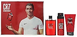 Düfte, Parfümerie und Kosmetik Cristiano Ronaldo CR7 - Duftset (Eau de Toilette 100m + Duschgel 150ml + Körperspray 150ml) 