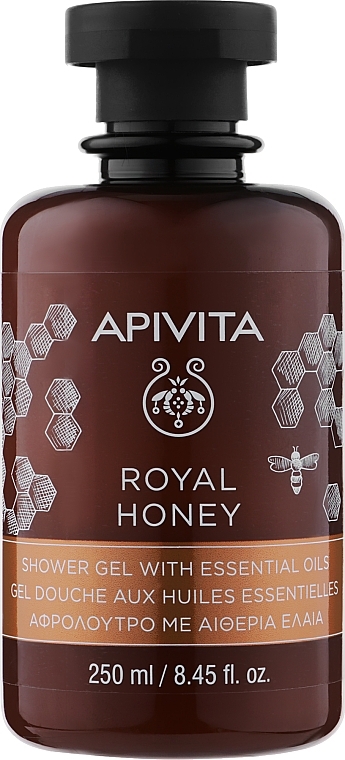 Duschgel mit Honig und ätherischen Ölen - Apivita Shower Gel Royal Honey