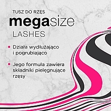Mascara für lange und voluminöse Wimpern - Eveline Cosmetics Mega Size Lashes Ultra Long Volume Mascara — Foto N2