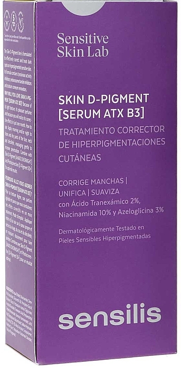 Serum gegen Pigmentflecken - Sensilis Skin D-Pigment Serum ATX B3 Corrective Treatment — Bild N2