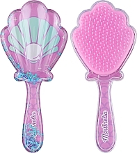 Haarbürste Let's Be Mermaids, rosa 2 - Martinelia Shell Hair Brush — Bild N1