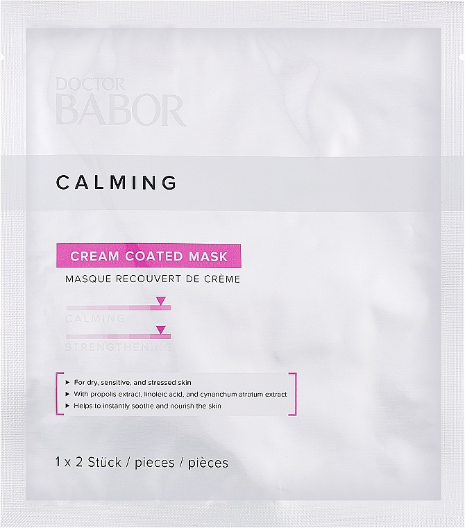 Beruhigende cremige Gesichtsmaske - Babor Doctor Babor Calming Cream Coated Mask — Bild N1