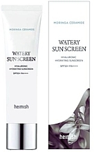 Düfte, Parfümerie und Kosmetik Wasserfeste Sonnenschutzcreme für das Gesicht - Heimish Moringa Ceramide Watery Sunscreen SPF50+ PA++++