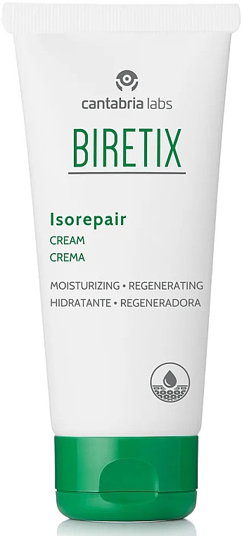 Feuchtigkeitsspendende und regenerierende Gesichtscreme - Cantabria Labs Biretix Isorepair Cream — Bild N1