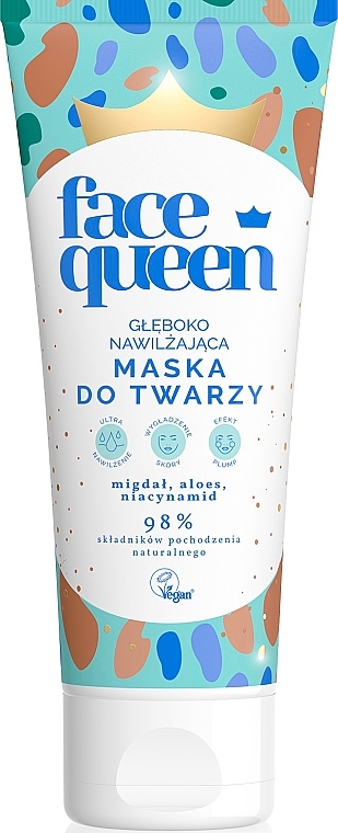 Feuchtigkeitsmaske für das Gesicht - Only Bio Face Queen — Bild N1