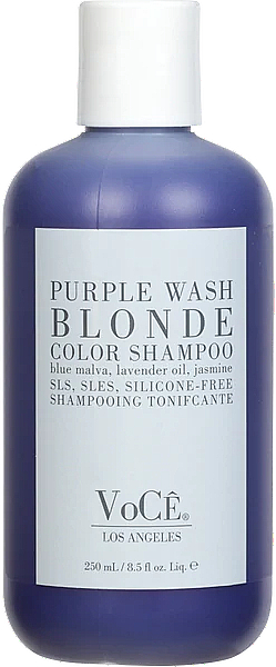 Shampoo für farbiges Haar - VoCe Haircare Purple Wash Blonde Color Shampoo — Bild N1