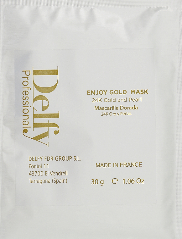 Peeling-Gesichtsmaske - Delfy Cosmetics Enjoy Gold Mask — Bild N3