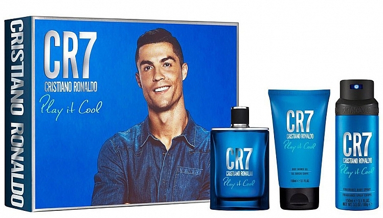 Cristiano Ronaldo CR7 Play It Cool - Duftset (Eau de Toilette 100ml + Duschgel 150ml + Körperspray 150ml)  — Bild N1