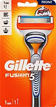 Düfte, Parfümerie und Kosmetik Rasierer mit 5 Klingen - Gillette Fusion 5