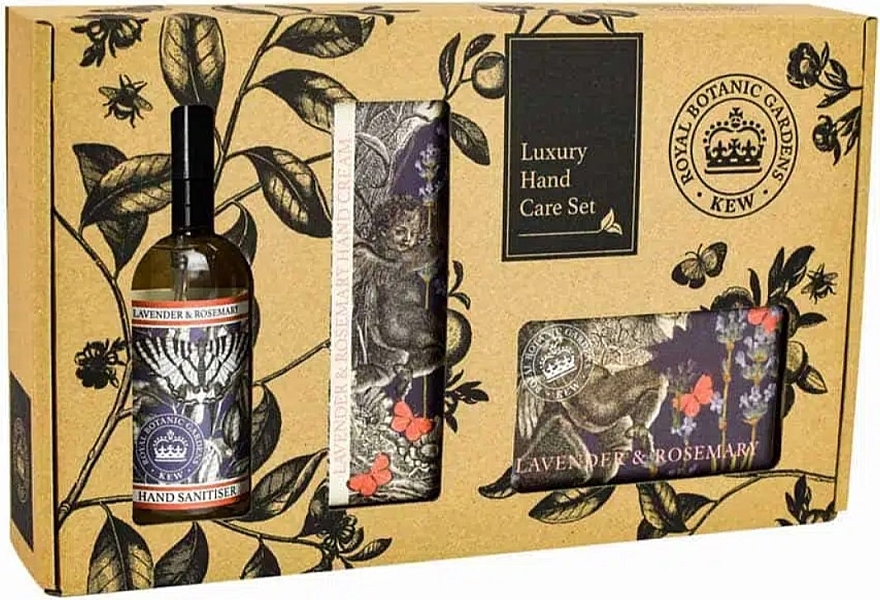 Handpflegeset - The English Soap Company Kew Gardens Lavender & Rosemary Hand Care Gift Box  — Bild N1