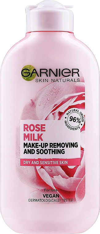 Beruhigende Make-up Gesichtsreinigungsmilch mit Rosenwasser - Garnier Skin Naturals Essentials Hydration