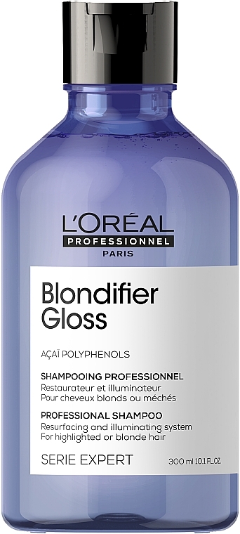 Wiederaufbauendes Gloss Shampoo für blondiertes Haar - L'Oreal Professionnel Serie Expert Blondifier Gloss Shampoo — Bild N1