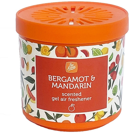 Gel-Lufterfrischer Bergamotte und Mandarine - Pan Aroma Bergamot & Mandarin Scented Gel Air Freshener — Bild N1