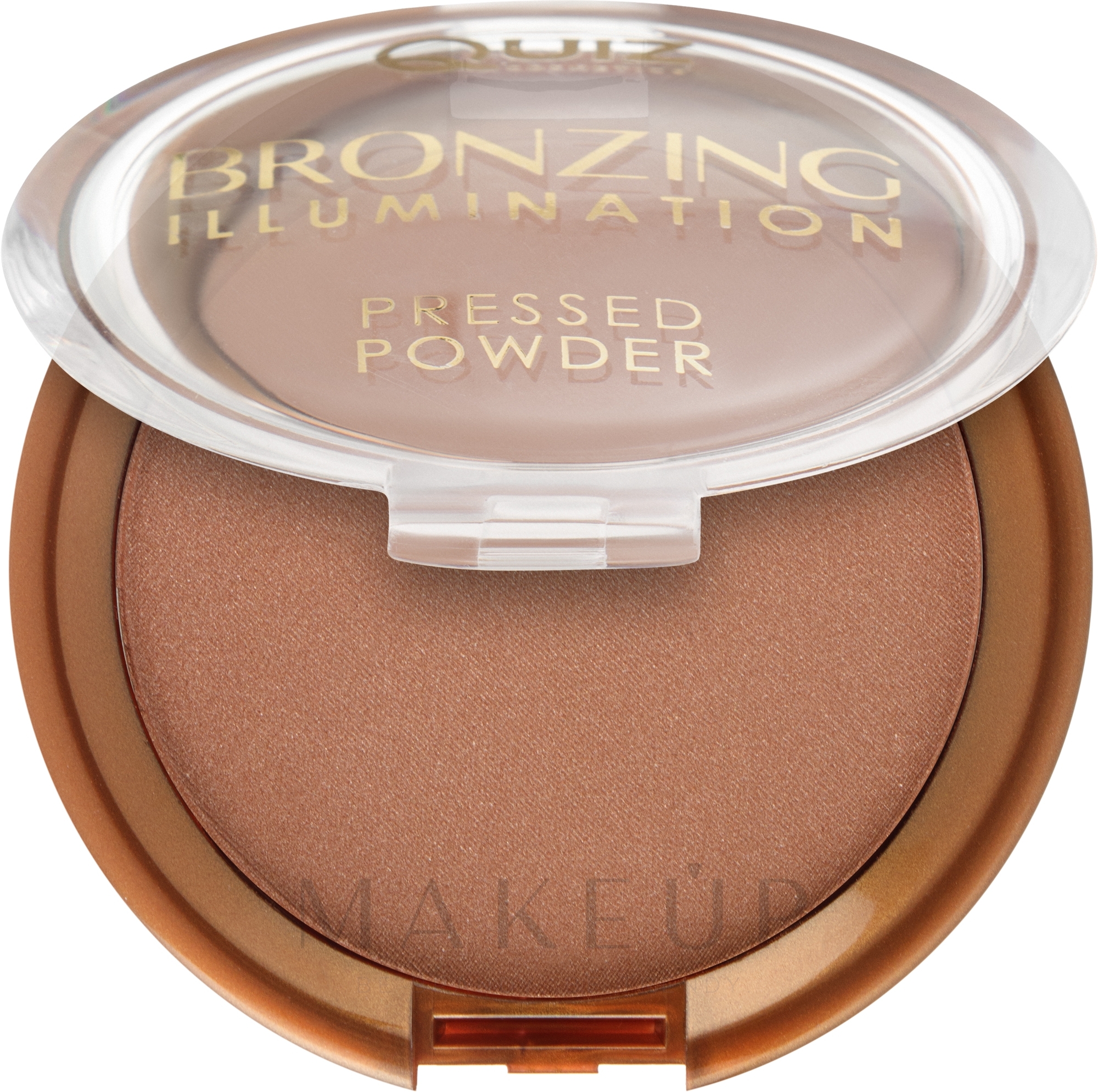 Kompakter Make-up-Bronzer-Puder - Quiz Cosmetics Bronzing Illumination Powder — Bild 02 - Golden Tan