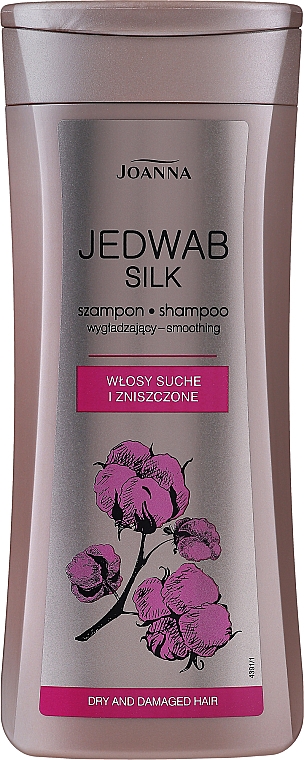 Glättendes Shampoo für trockenes und strapaziertes Haar - Joanna Jedwab Silk Smoothing Shampoo