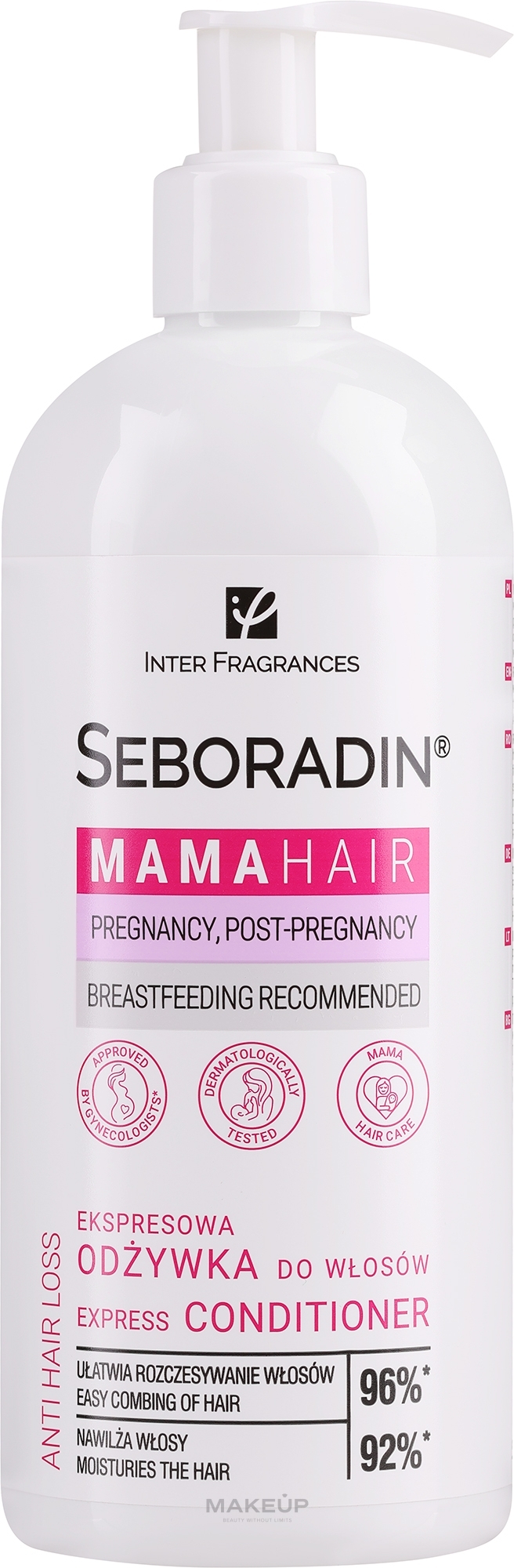 Conditioner für schwaches und feines Haar - Seboradin Mama Hair Exptess Conditioner — Bild 400 ml