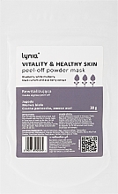 Düfte, Parfümerie und Kosmetik Vitalisierende Peel-Off-Maske für das Gesicht mit Heidelbeere - Lynia Vitality & Healthy Skin Peel-off Powder Mask