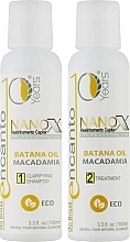 Düfte, Parfümerie und Kosmetik Haarpflegeset - Encanto Nanox Set (sh/100ml + treatm/100ml)