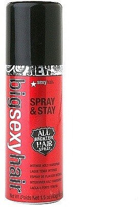 Haarspray für mehr Volumen Extra starker Halt - SexyHair BigSexyHair Spray & Stay All Nighter Hair Spray Intense Hold — Bild N2