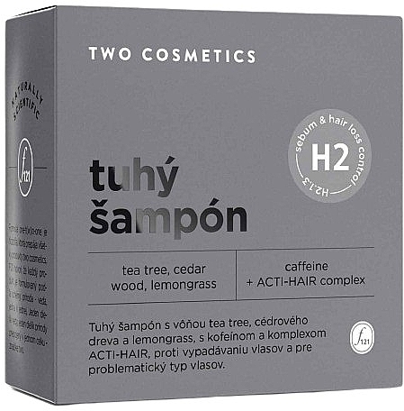 Festes Shampoo zur Talgkontrolle gegen Haarausfall - Two Cosmetics Sebum & Hair Loss Control Solid Shampoo  — Bild N1