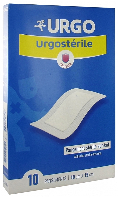Sterile Pflaster 10x15 cm - Urgo Urgosterile Adhesive Sterile Strip — Bild N1