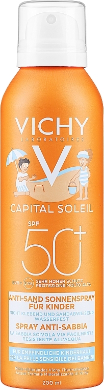 Anti-Sand Sonnenschutzspray für Kinder SPF 50+ - Vichy Ideal Soleil Anti-Sand Mist Kinder SPF50+ — Bild N3