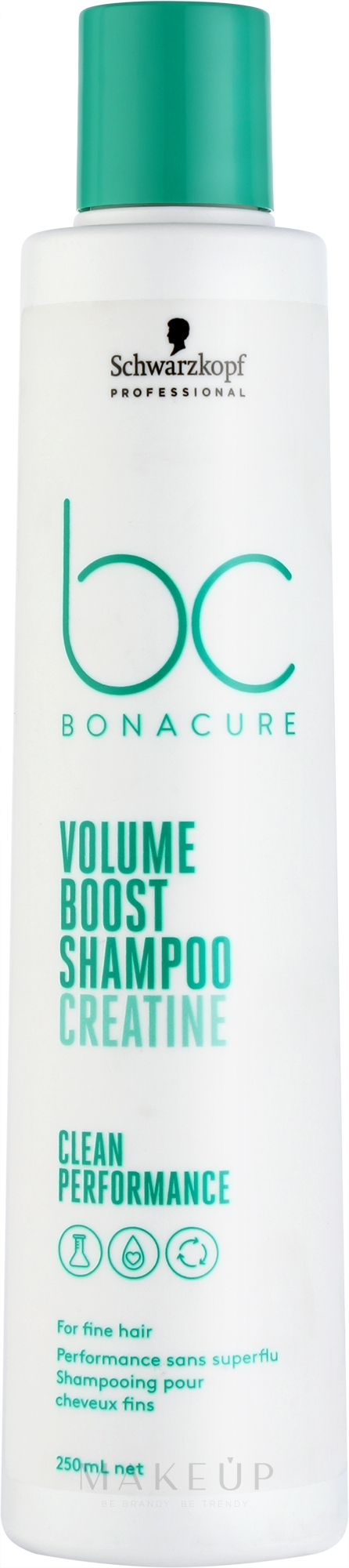 Shampoo für feines Haar - Schwarzkopf Professional Bonacure Volume Boost Shampoo Creatine — Bild 250 ml