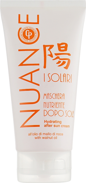 Feuchtigkeitsmaske mit Walnussöl - Nuance Color Protection Nutriente Moisturizing After Sun Mask Solari — Bild N1