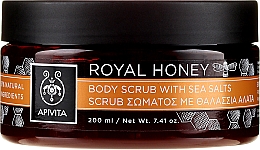 Düfte, Parfümerie und Kosmetik Glättendes und weichmachendes Körperpeeling mit Meersalz und Honig - Apivita Body Scrub With Sea Salts
