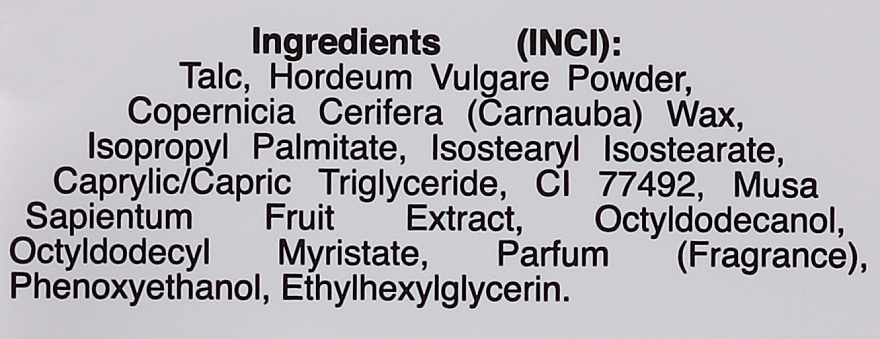 Bananenpulver gegen Rötungen und dunkle Augenringe - Ingrid Cosmetics Banana Powder Color Correcting — Bild N3