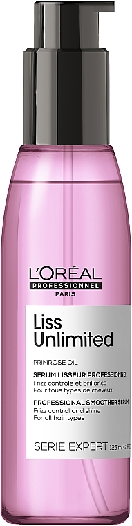 Glättendes Trockenöl für das Haar mit Thermoschutz - L'Oreal Professionnel Liss Unlimited Blow-Dry Oil — Bild N1